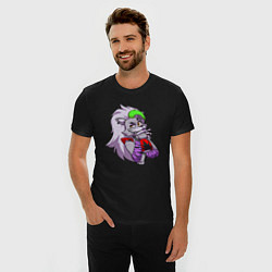 Футболка slim-fit Five Nights at Freddys Security Breach - Волчица Р, цвет: черный — фото 2