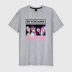 Мужская slim-футболка BLACKPINK Lovesick Girls
