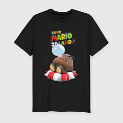 Мужская slim-футболка Goomba Super Mario 3D Land