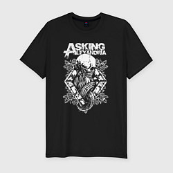 Футболка slim-fit Asking alexandria Александрия, цвет: черный