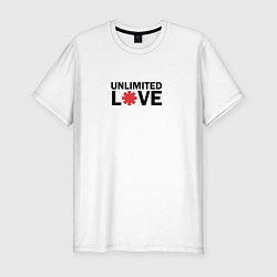 Мужская slim-футболка Unlimited love