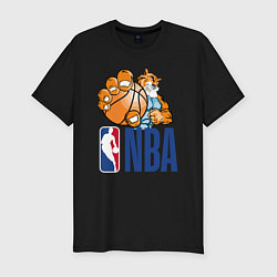 Футболка slim-fit NBA Tiger, цвет: черный
