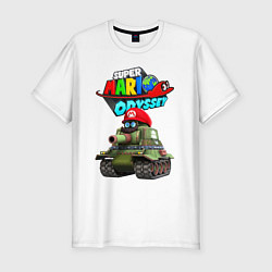 Футболка slim-fit Tank Super Mario Odyssey, цвет: белый