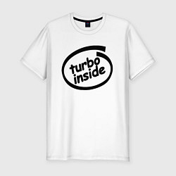 Мужская slim-футболка Turbo inside JDM Japan