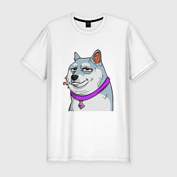 Футболка slim-fit NFT DOGE, цвет: белый