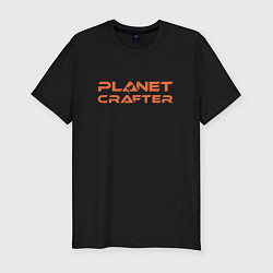 Футболка slim-fit Planet crafter, цвет: черный