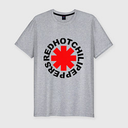 Мужская slim-футболка Peppers logo