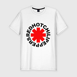 Мужская slim-футболка Peppers logo