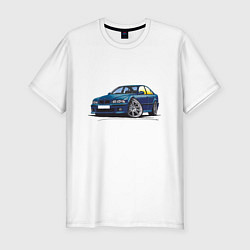 Футболка slim-fit BMW Blue, цвет: белый