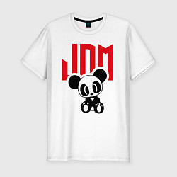 Футболка slim-fit JDM Panda Japan, цвет: белый
