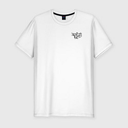 Футболка slim-fit Noize mc нойз мс logo, цвет: белый