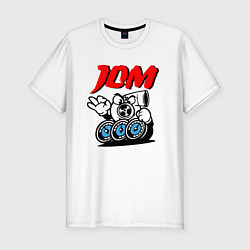 Мужская slim-футболка JDM Engine Japan