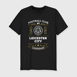 Футболка slim-fit Leicester City FC 1, цвет: черный