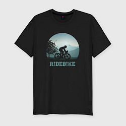 Мужская slim-футболка RideBike