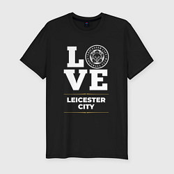 Футболка slim-fit Leicester City Love Classic, цвет: черный