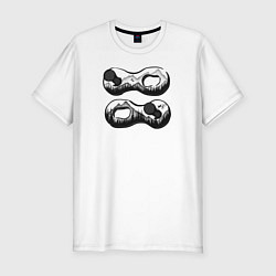 Мужская slim-футболка Mtb chain
