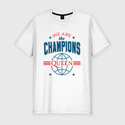 Футболка slim-fit QUEEN WE ARE THE CHAMPIONS, цвет: белый