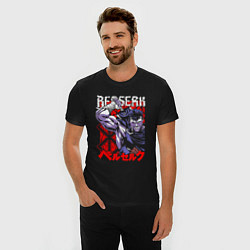 Футболка slim-fit БЕРСЕРК BERSERK ГАТС, цвет: черный — фото 2