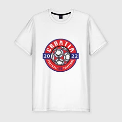 Футболка slim-fit Croatia 2022, цвет: белый