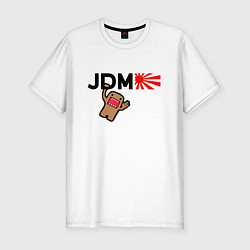 Футболка slim-fit Domo-Kun висит на буквах, цвет: белый