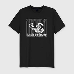 Футболка slim-fit Rock Believer Scorpions, цвет: черный