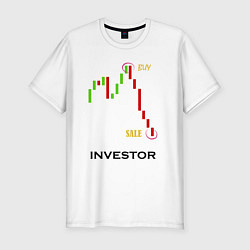 Мужская slim-футболка Investor