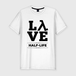 Футболка slim-fit Half-Life Love Classic, цвет: белый