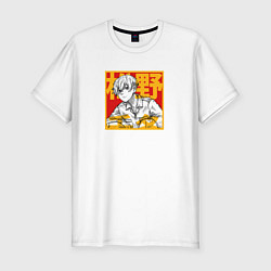 Мужская slim-футболка Чифую Мацуно art
