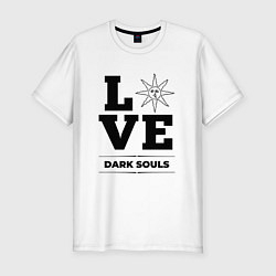 Мужская slim-футболка Dark Souls Love Classic