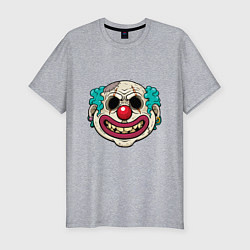 Мужская slim-футболка Old Clown