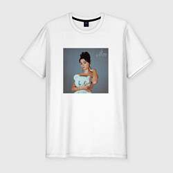 Футболка slim-fit ДОРА MISS, цвет: белый
