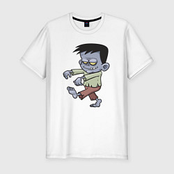 Мужская slim-футболка Walking Zombie