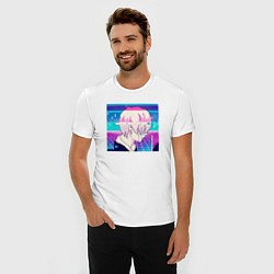 Футболка slim-fit Sad Boy Anime Style, цвет: белый — фото 2