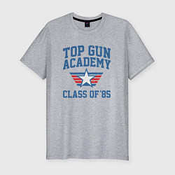 Мужская slim-футболка TOP GUN Academy Class of 85