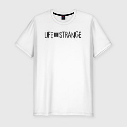 Мужская slim-футболка Life Is Strange Game logo