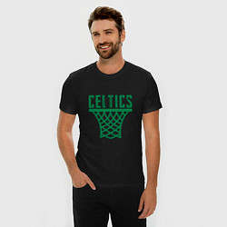 Футболка slim-fit Celtics Dunk, цвет: черный — фото 2