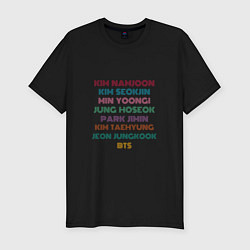 Футболка slim-fit BTS FANCHANT, цвет: черный