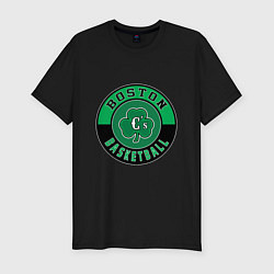 Мужская slim-футболка Boston Basketball