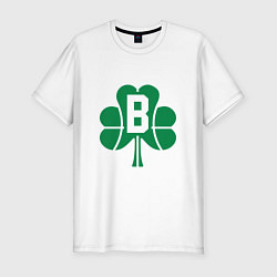 Мужская slim-футболка B - Boston