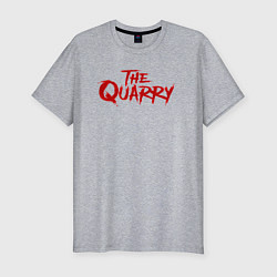 Мужская slim-футболка The Quarry logo