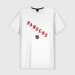 Мужская slim-футболка New York Rangers NHL