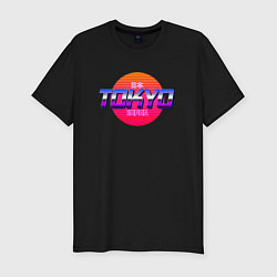 Футболка slim-fit Retrowave Tokyo, цвет: черный