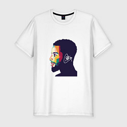 Мужская slim-футболка Warriors - Steph Curry