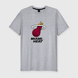 Мужская slim-футболка Майами Хит NBA