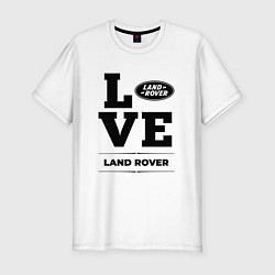 Мужская slim-футболка Land Rover Love Classic