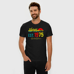 Футболка slim-fit Vintage est 1975 Limited Edition, цвет: черный — фото 2