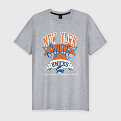 Мужская slim-футболка NEW YORK KNIKS NBA