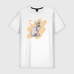 Мужская slim-футболка Донской сфинкс Кошки