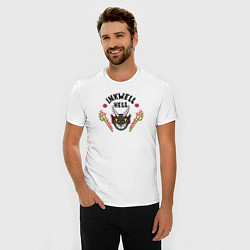 Футболка slim-fit CupheadInkwell hell Ад чернильницы, цвет: белый — фото 2