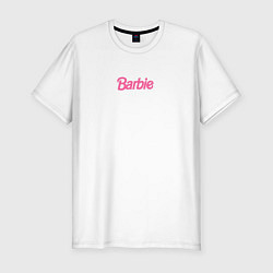 Мужская slim-футболка Barbie mini logo